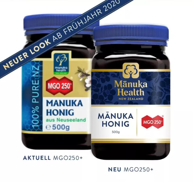 Aktiver Manukahonig MGO™ 250+ Manuka Health aus Neuseeland, 500 g