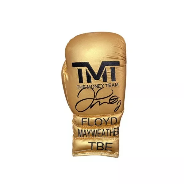 Floyd Mayweather Jr Boxing Gloves +Fitness With Hand Wraps And Bag 8-10oz  L-XL