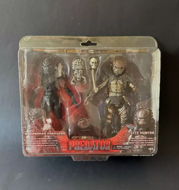 Predator Berserker Und City Hunter 2x Figur PVC 19cm Neca