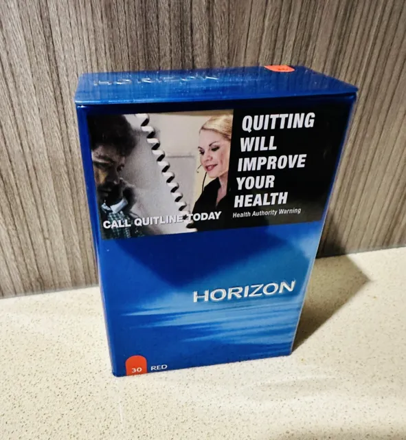 Rare Retro Australian Horizon Red Cigarette - Tobacco Tin