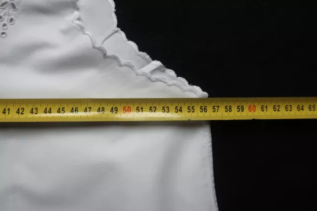 Ancienne chemise de jour / nuit en coton brodé époque 1900 J L 5