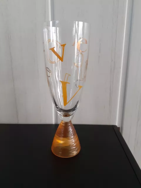 Verre Flûte Champagne Veuve Clicquot Alphabet