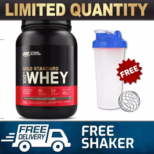 Optimum Nutrition 100% Whey Gold 2Lb || Gold Standard Wpi Wpc On $