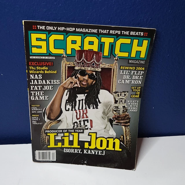SCRATCH MAGAZINE MAR/APR 2005 Lil Jon Cover Vintage Rap Hip Hop Music