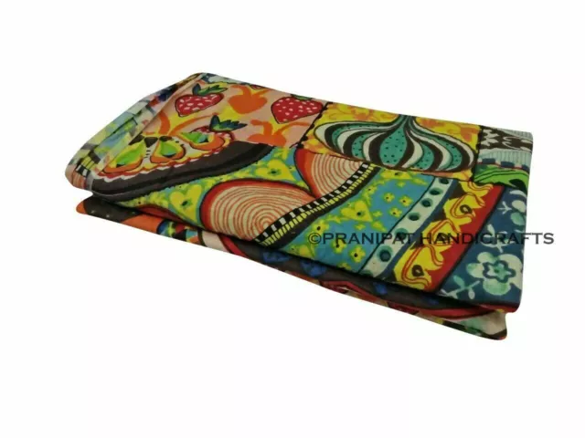 Indien Israël Coton Imprimé Hippie Multi Doux de Luxe Robe Faisant Tissu De Yard