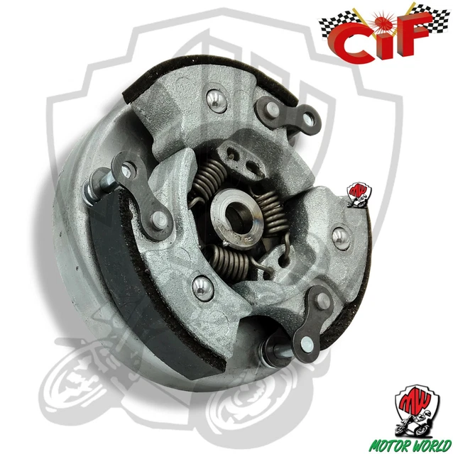 Kit D'embrayage Complet Pour Scooter Piaggio Vespa Ciao, Bravo, Boxer, Grillo - 4 Pièces (cloche, Plaque Intérieure, Etc.)