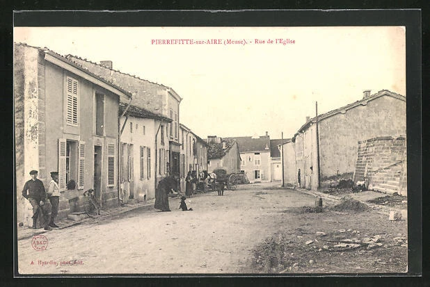 CPA Pierrefitte-sur-Aire, Rue de l´Eglise