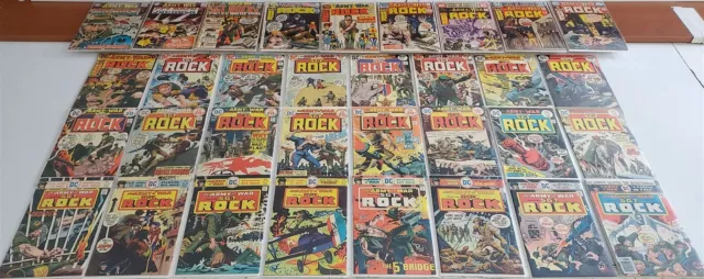 OUR ARMY AT WAR #158-294 Partial Run of (33) Comics DC War Avg VG+ 4.5