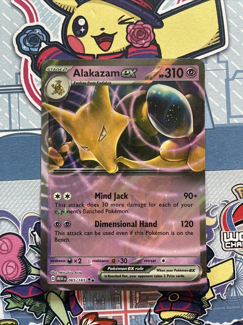 Pokemon Trading Card Game 065/165 Alakazam ex : Double Rare Card : SV03.5  151 - Trading Card Games from Hills Cards UK