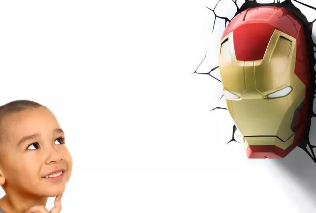 Masque Marvel "Iron Man" 3D LED 3