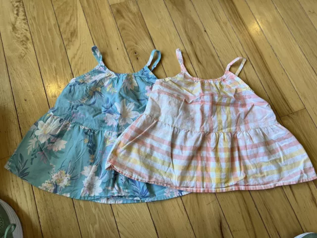 2 Osh Kosh B’gosh Swing Tank Tops Size 7