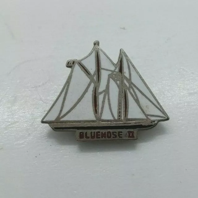 Vintage Bluenose II Sailing Ship .75" Lapel Hat Pin