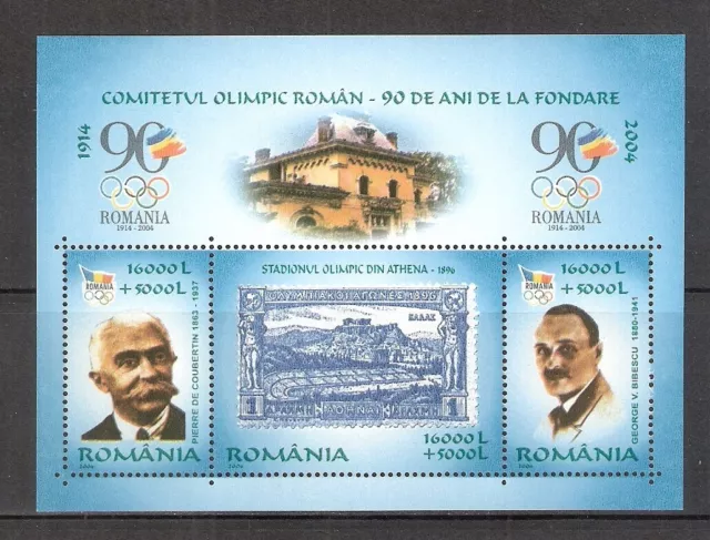 Rumänien Block 338  2004 postfrisch Olympia 