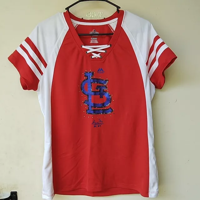 ST. LOUIS CARDINALS Men's XL T-Shirt #7 JD DREW BASEBALL Coca Cola