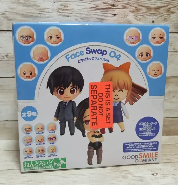 Good Smile Company Nendoroid More Face Swap 04 Set of 9 Full Case Figure New US