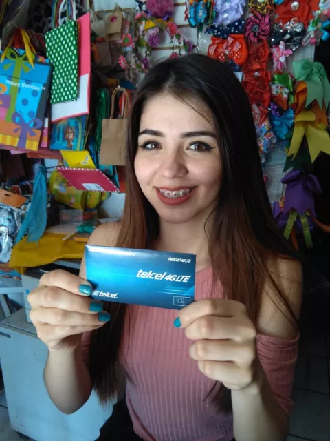 Telcel Mexico GUADALAJARA  SIM Card ACTIVATED WITH 3G OF DATA ,TRUE & RELIABLE