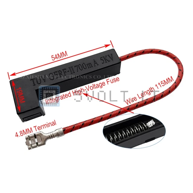 Cavo 0,7a Ricambio Riparazione Fusibile Per Microonde 5KV 0.7A - Ricambio Cavo Fusibile Ad Alta Tensione Per Forni A Microonde Fusibile Microonde 5kv