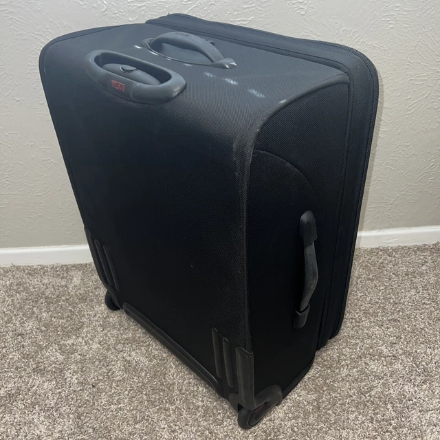 Tumi 22024DH Expandable Black Ballistic Nylon Rolling Suitcase Luggage Alpha 2