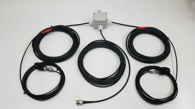 DIPOLO WINDOM MULTIBANDA HF 80 40 20 15* 10 METRI CON BALUN ED ISOLATORI