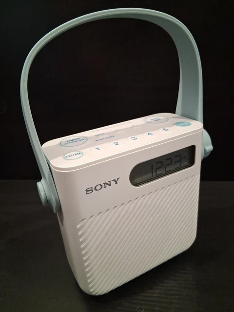 SONY ICF-S80 - FM/AM Shower Radio Splash Proof Bathroom Radio