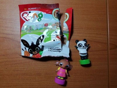 Lotto 2 Personaggi BING TIMBRI 3D Pando Sula Collezione 2021 