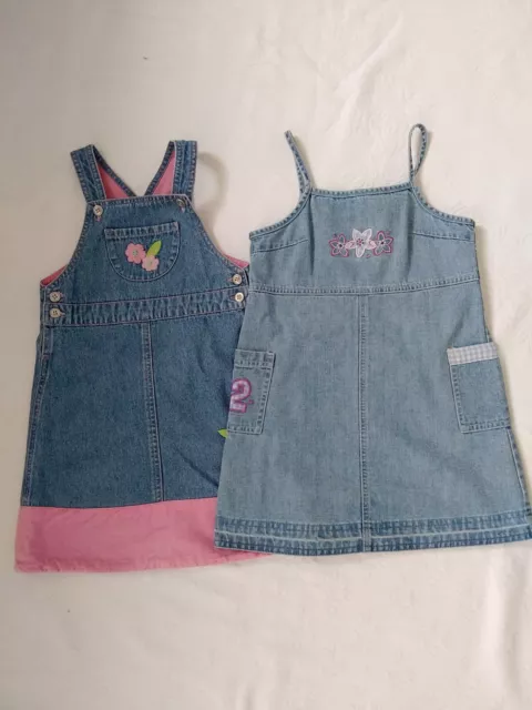 Next/Ladybird Childs Denim Dresses,age 3-4.