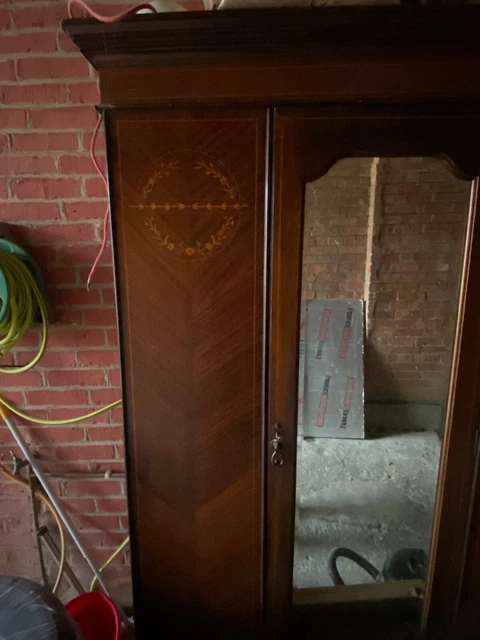 antique mahogany wardrobe 3