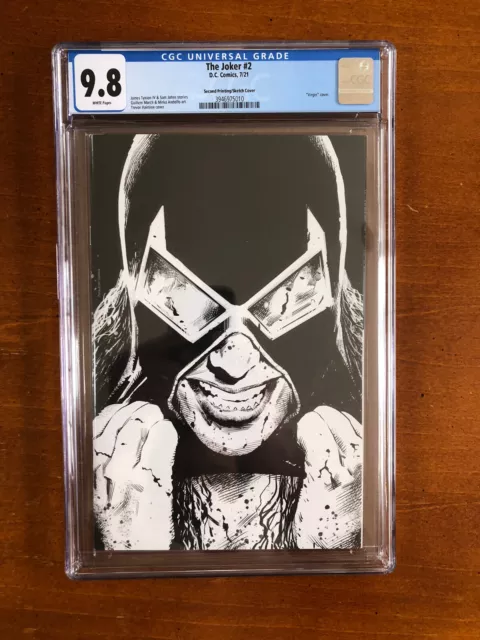 The Joker 2 CGC 9.8 2nd Print 1st Vengeance Virgin DC Comics Bane 1:50 Variant