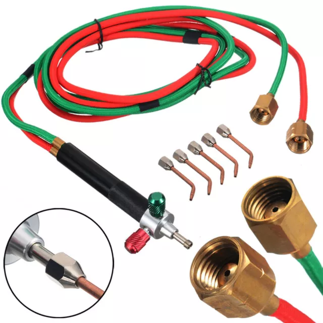 Hot Jewelry Jewelers Micro Mini Gas Little Torch Welding Soldering Kit 5 Tips