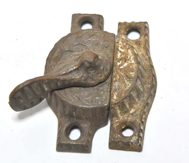 Vintage Eastlake Style Windows Sash Lock Complete With Keeper
