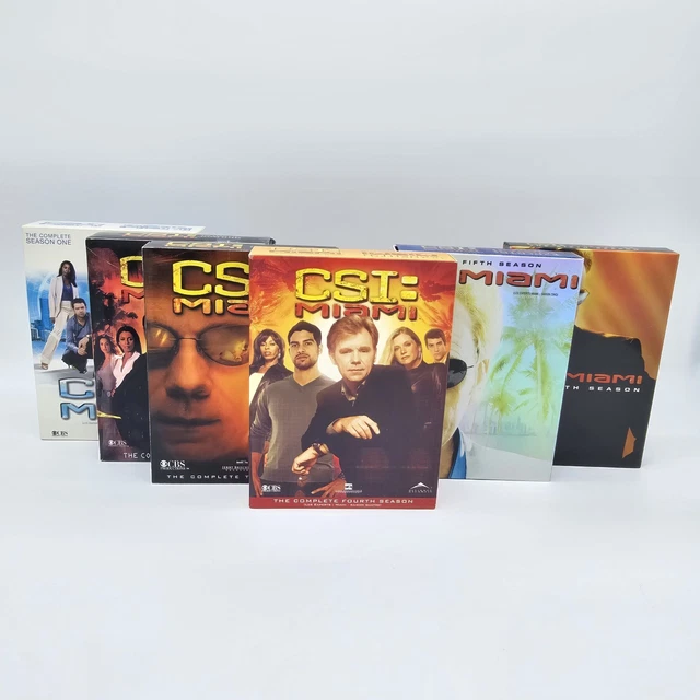 CSI MIAMI: COMPLETE TV Series Seasons 1-10 (DVD 65-Disc Box Set