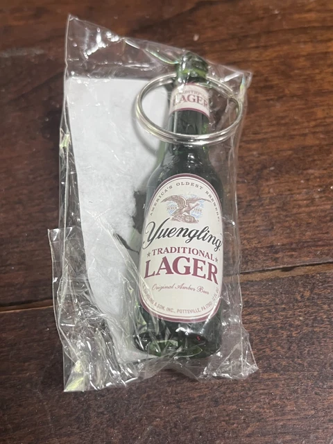 Yuengling Lager Beer Bottle Opener Keychains Bottle Shaped -Sealed New