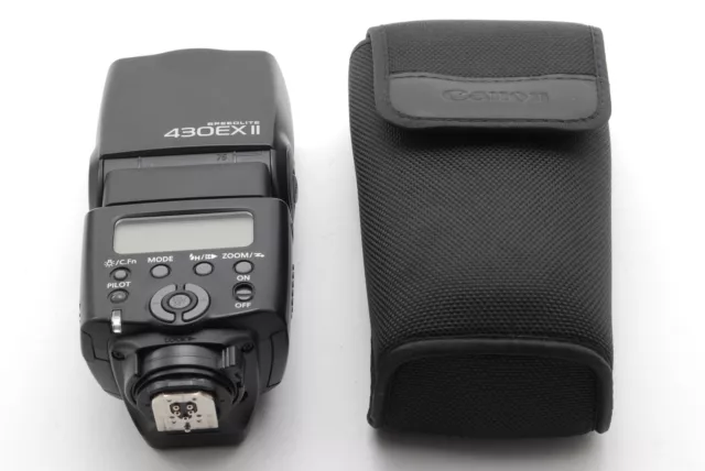 [MINT w/Case] 430EX II Speedlite Shoe Mount Flash for DSLR Camera Japan