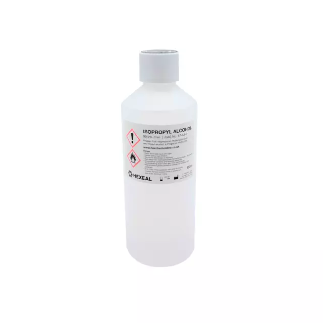 Hexeal IPA 99.9% | 500mL | Lab Grade | Isopropyl Alcohol/Isopropanol 99.9%