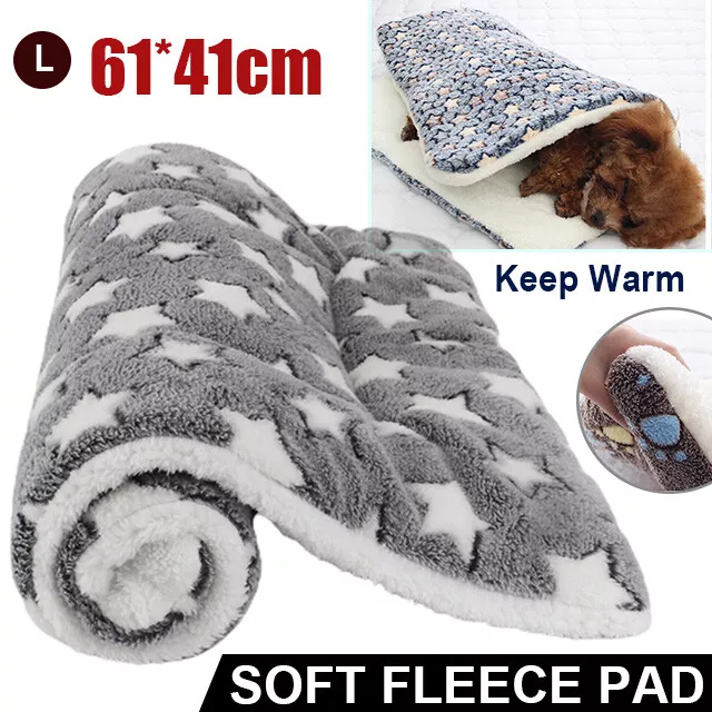 LARGE & Extra Large Dog Bed -Pet Washable Mattress Cushion Luxury Soft Fleece uk