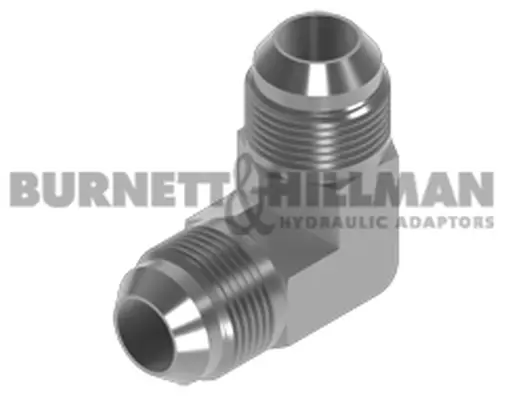 Burnett & Hillman JIC Male x JIC Male 90° Forged Compact Elbow Adaptor