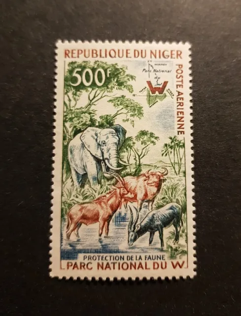 Stamp Niger Protection of The Fauna Post Aerial Pa N° 18 New Luxury MNH 1960