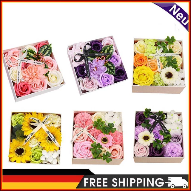 Jabón Flor Perfumado Baño Cuerpo Clavel Flor Sol San Valentín Regalos de Cumpleaños