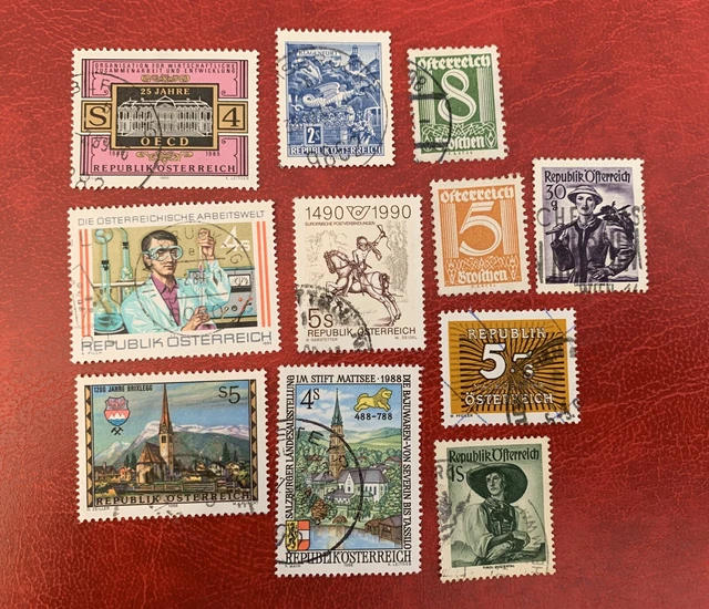Briefmarken, Österreich kleines lot 7, Siehe Foto