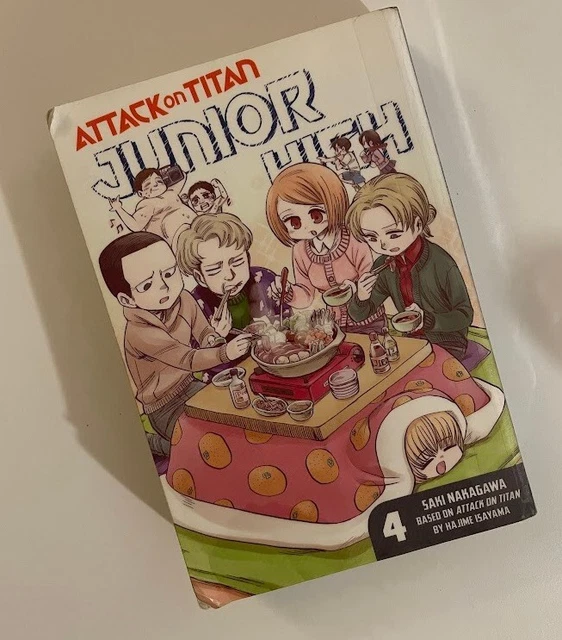 Attack On Junior High Manga ATTACK ON TITAN Junior High Manga Volume 4 Saki Nakagawa $7.14 - PicClick