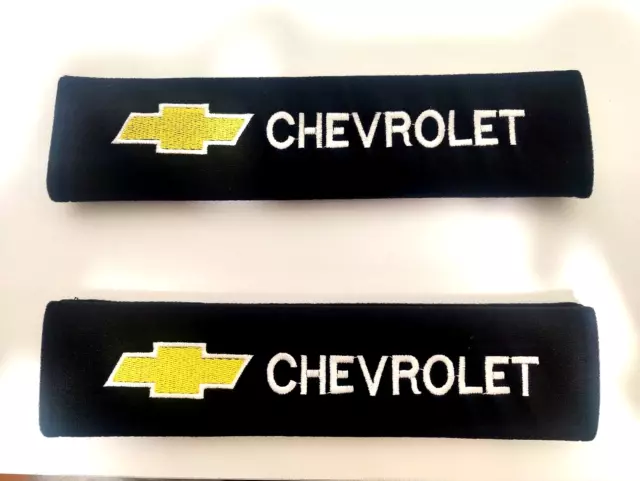 Seatbelt Covers - Shoulder Belt For Chevrolet - 2 Pcs - Fits All Cars 2