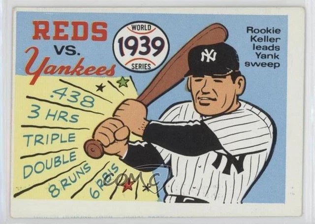 1970 Fleer Laughlin World Series Charlie Keller 1939 World Series #36
