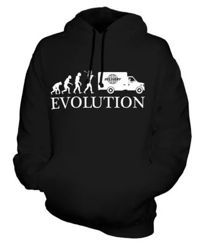 Consegna Camion Evolution Of Man Unisex Felpa con Cappuccio Top Regalo