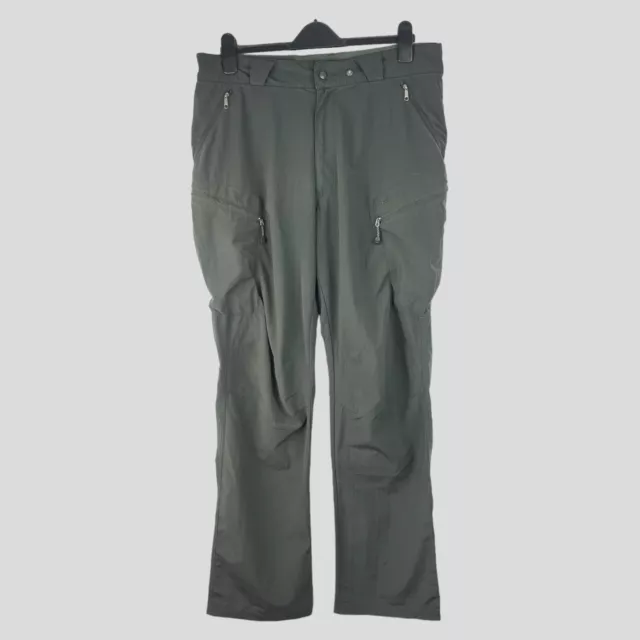 Men’s Rohan Trailblazers Trousers Grey Walking Cargo Insect Shield Sun Pro 36R