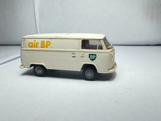 Modèle Réduit Brekina Volkswagen T2 (Transporter) à L'échelle 1/87 - Couleur Orange - Occasion En Excellent état