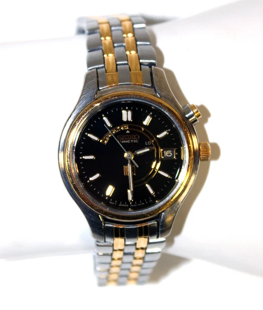 LADIES SEIKO 3M22-0B29 Kinetic Two Tone Watch - 100m $60.00  display picture 2