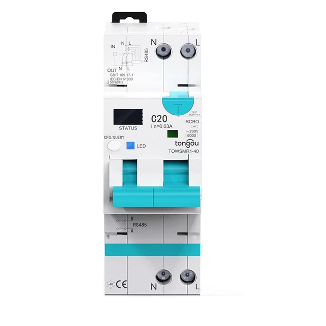 Wi Fi Rcbo SMART WIFI RCBO Adjustable Circuit Breaker for Enhanced Safety and ...