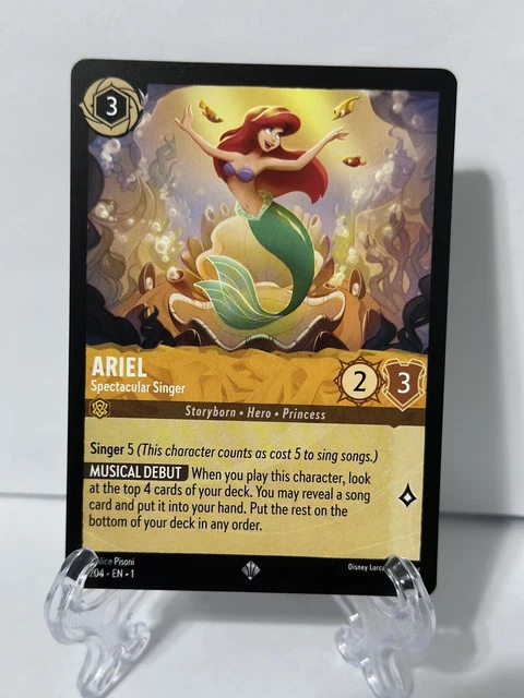 DISNEY LORCANA - Ariel Spectacular Singer - 2/204 - The First Chapter £ ...