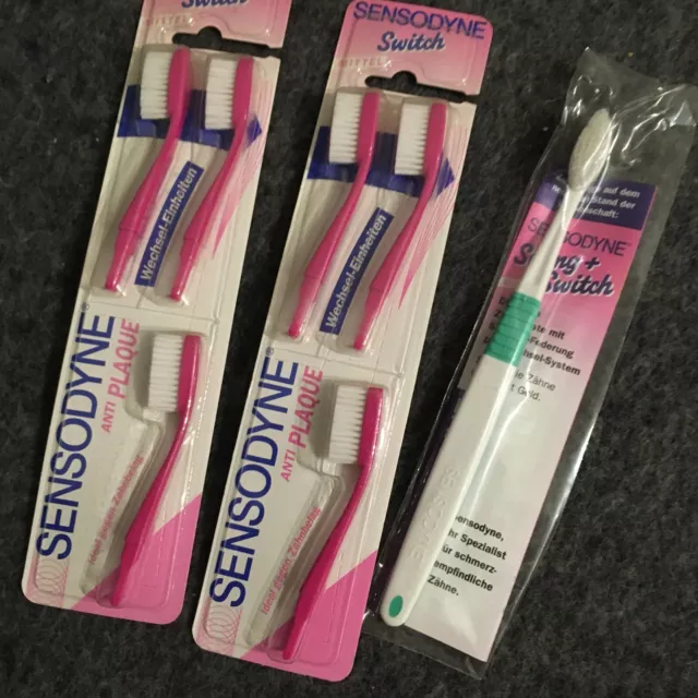 Sensodyne Switch mit 6 Wechselköpfen OVP