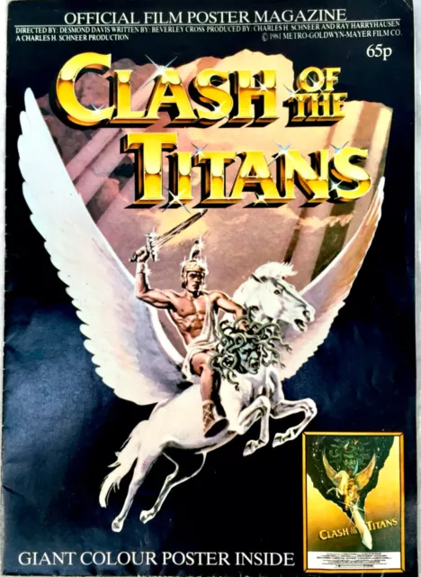 Original Clash Of The Titans (1981) movie poster in C8 condition for $300.00